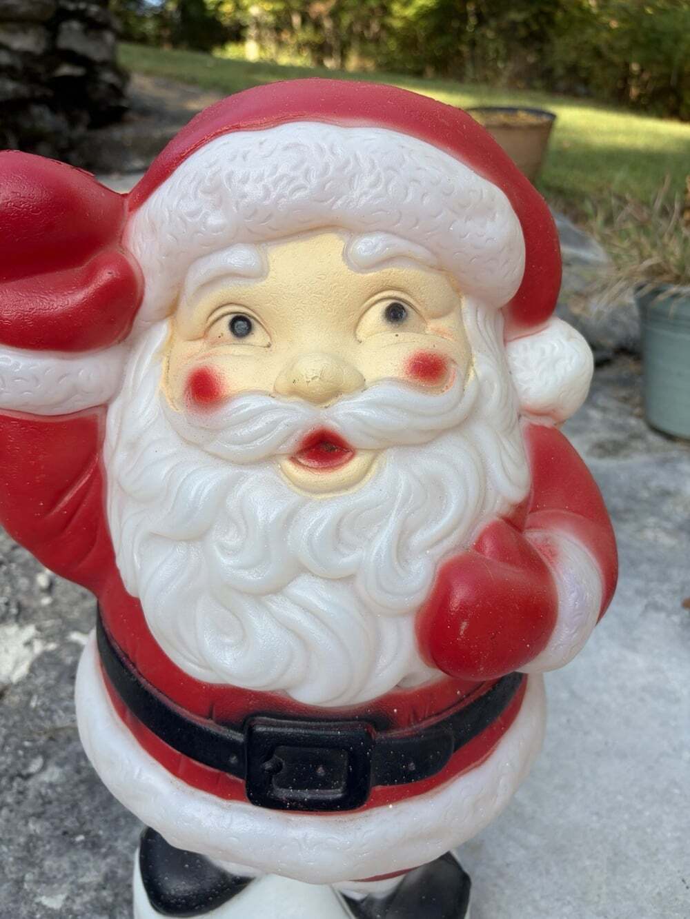 Vintage 19" Empire Waving Santa Claus Christmas Blow-Mold 1996 - Picture 2 of 6